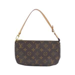 LOUIS VUITTON Authentic Brown Monogram Pochette Pouch
